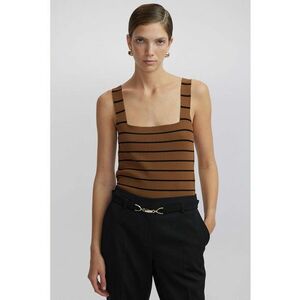 Top tricotat slim-fit imagine