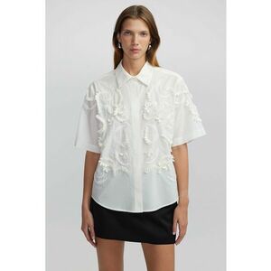 Camasa de bumbac cu broderie imagine