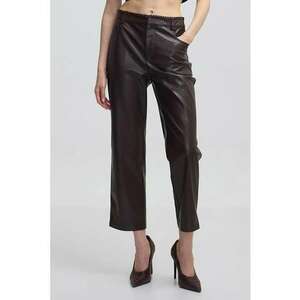 Pantaloni crop cu talie inalta imagine