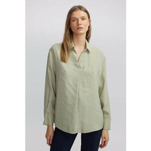 Camasa din amestec de modal cu maneci lungi imagine