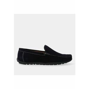 Pantofi loafer din piele intoarsa cu cusaturi decorative imagine