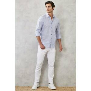 Camasa slim fit de bumbac imagine