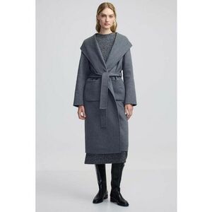 Palton din amestec de lana cu cordon imagine