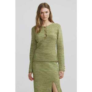 Pulover cu fenta cu nasturi imagine