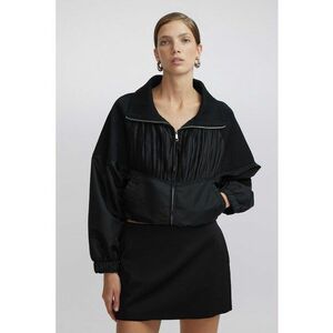 Jacheta crop cu buzunare laterale imagine