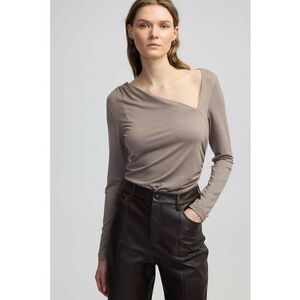 Bluza cu decolteu asimetric imagine