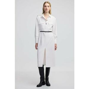 Rochie midi cu slit frontal imagine