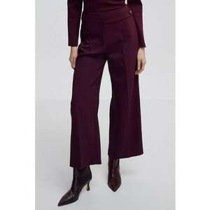 Pantaloni crop cu croiala ampla imagine