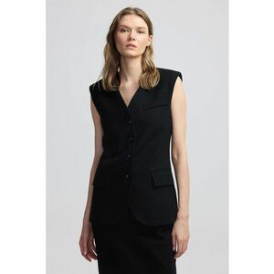 Vesta din amestec de lana cu nasturi imagine