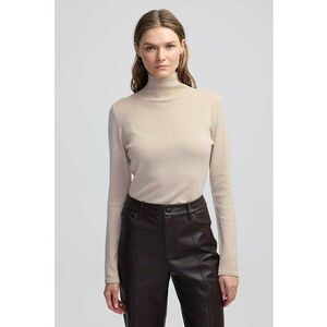 Ipekyo - Pulover cu guler inalt si aspect stralucitor imagine