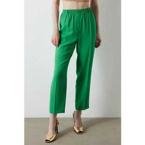 Pantaloni crop cu talie inalta imagine