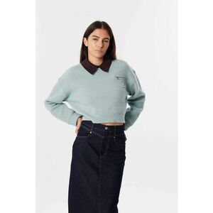 Pulover crop cu striatii imagine