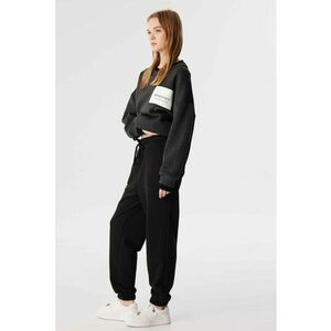 Pantaloni de trening relaxed-fit din amestec de bumbac imagine