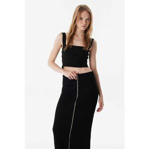 Top crop cu decolteu patrat imagine