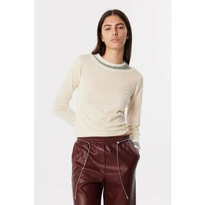 Pulover crop din amestec de lana imagine