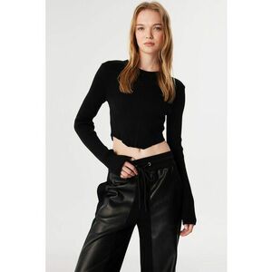 Pulover crop cu striatii imagine