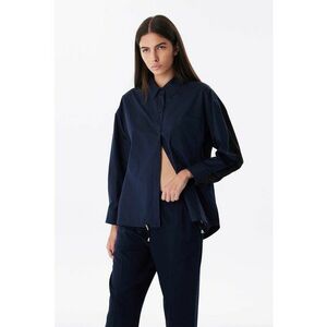 Camasa din bumbac cu buzunat pe piept imagine