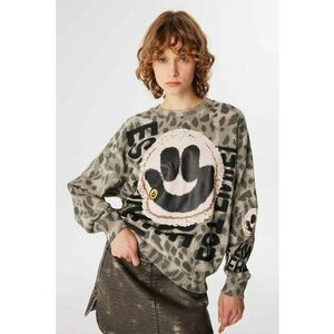 Bluza de trening cu model si maneci cazute imagine