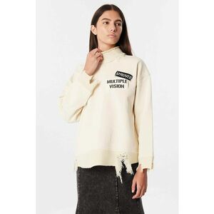 Bluza lejera de trening cu detalii cu aspect deteriorat imagine