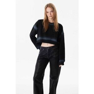 Bluza crop de trening cu segmente tie-dye imagine