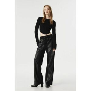 Pantaloni relaxed fit cu snur in talie imagine