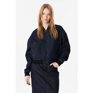 Jacheta bomber supradimensionata din denim imagine