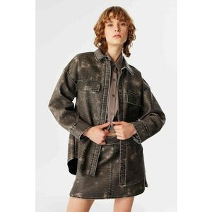 Jacheta cu model tie-dye si maneci cazute imagine