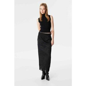 Fusta dreapta cu insertii de dantela imagine