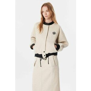 Jacheta bomber cu detalii de piele ecologica imagine