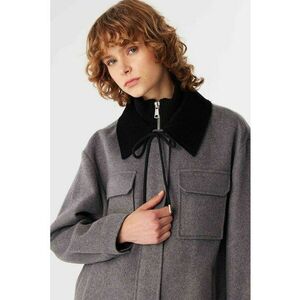 Palton scurt din amestec de lana imagine