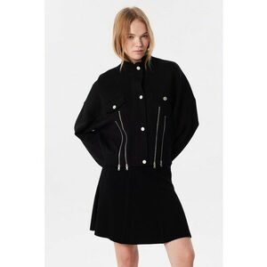 Palton cu nasturi si detalii cu fermoar imagine