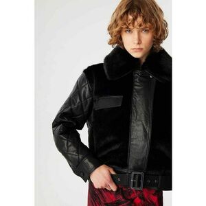 Jacheta lejera de piele ecologica imagine