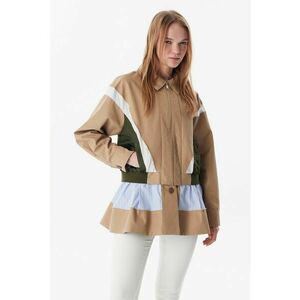 Jacheta cu fermoar si terminatie peplum imagine