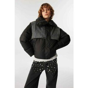 Geaca cu segment din denim imagine