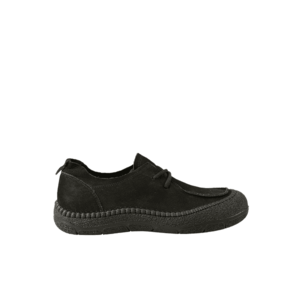 Pantofi casual - dama - KM 5169 negru - piele nabuc imagine