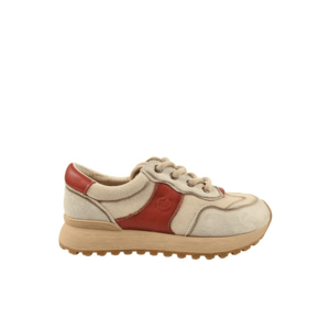 Pantofi sport - dama - KM 9819 bej - piele nabuc imagine