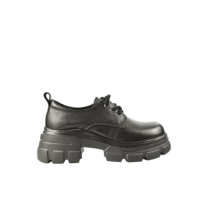 Pantofi casual - dama - KM 1607 negru - piele naturala imagine