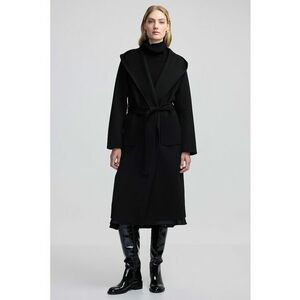 Palton din amestec de lana cu cordon imagine