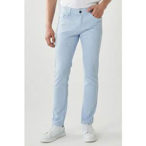 Pantaloni slim fit cu talie medie imagine