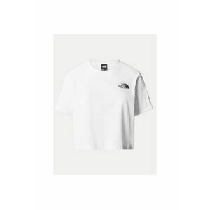 Tricou dama - 303794842 - Bumbac/Poliester reciclat - XL INTL - Alb imagine