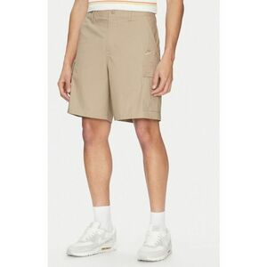 Pantaloni scurti barbati - 305366009 - Bumbac - Maro imagine