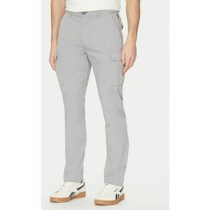 Pantaloni barbati - 305102263 - Bumbac - Gri imagine