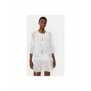 Rochie dama - 305150783 - Bumbac - Alb imagine