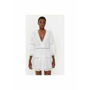 Rochie dama - 305150769 - Bumbac - Alb imagine