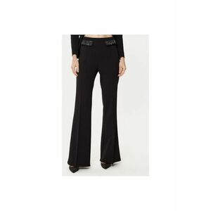 Pantaloni dama - 305158321 - Poliester - Negru imagine
