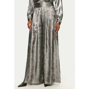 Pantaloni dama - 305018168 - Poliester - S INTL - Argintiu imagine