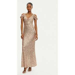 Rochie dama - 305265784 - Poliester - Auriu imagine