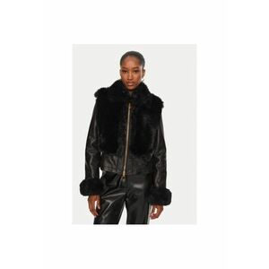 Geaca dama - 304759345 - Piele naturala - Negru imagine