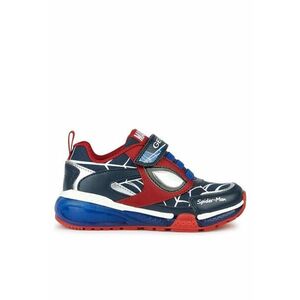 Pantofi sport cu velcro si model Spiderman imagine