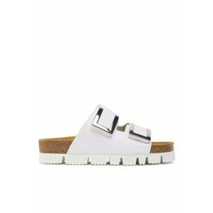 Slapi dama Brinkmann - 302052158 - Piele ecologica - Alb imagine